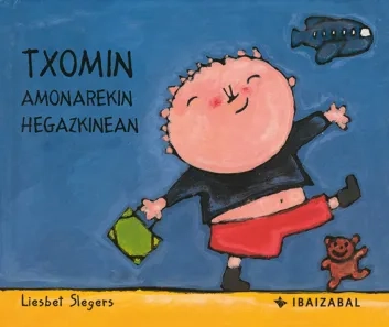 Txomin amonarekin hegazkinean