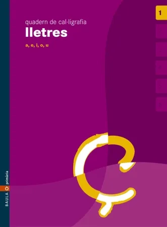 Lletres. Quadern de cal·ligrafia 1